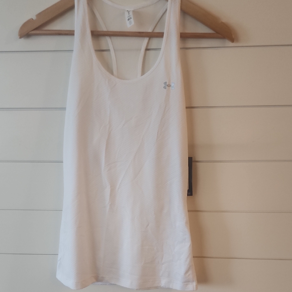 Under Armour White Women's Racerback Training Tank